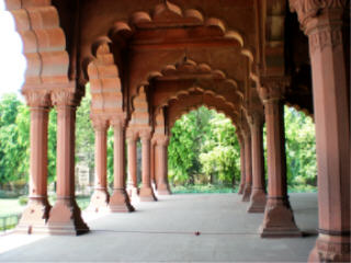 red fort delhi